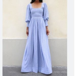 https://poshmark.com/listing/GANNI-Shirred-Leopard-Print-Puff-Sleeve-Maxi-Dress-5fd8435109d76047739a4a98